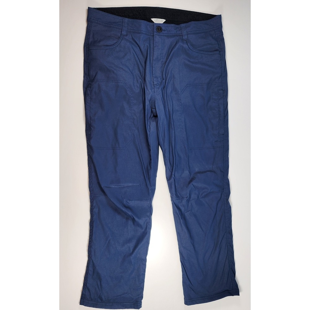 Orvis Men's Fleece Lined Pants Size 38x30 Gorpcore Outdoor Hiking